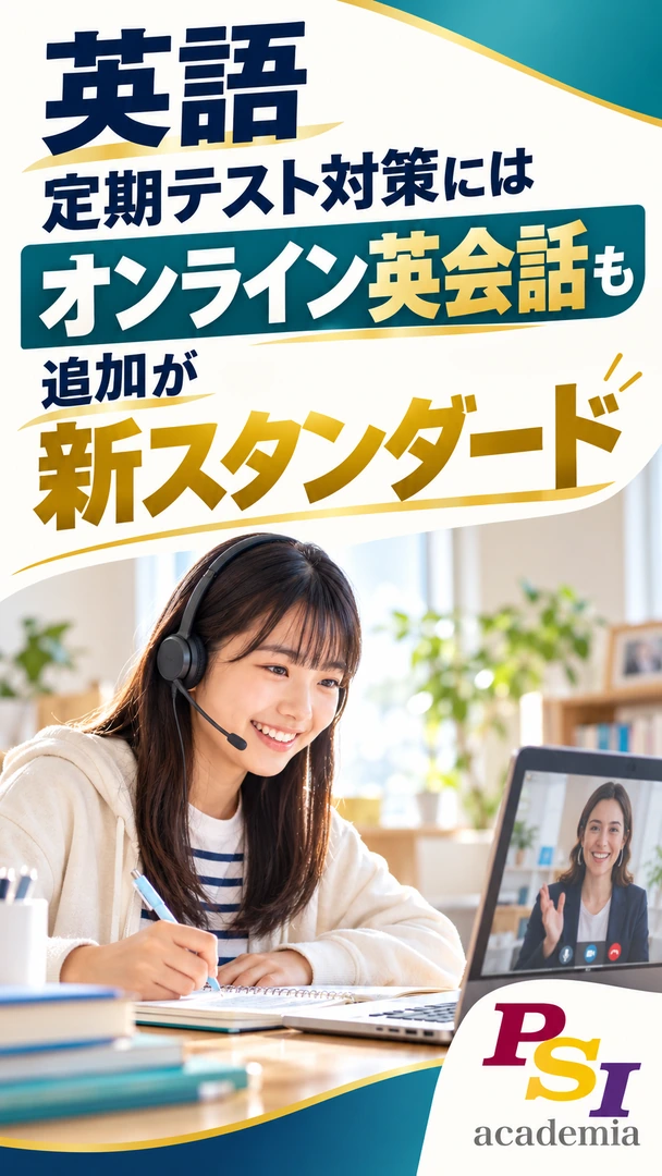 英語 定期テスト対策にはオンライン英会話も追加が新スタンダード